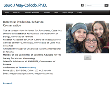 Tablet Screenshot of lauramay-collado.com